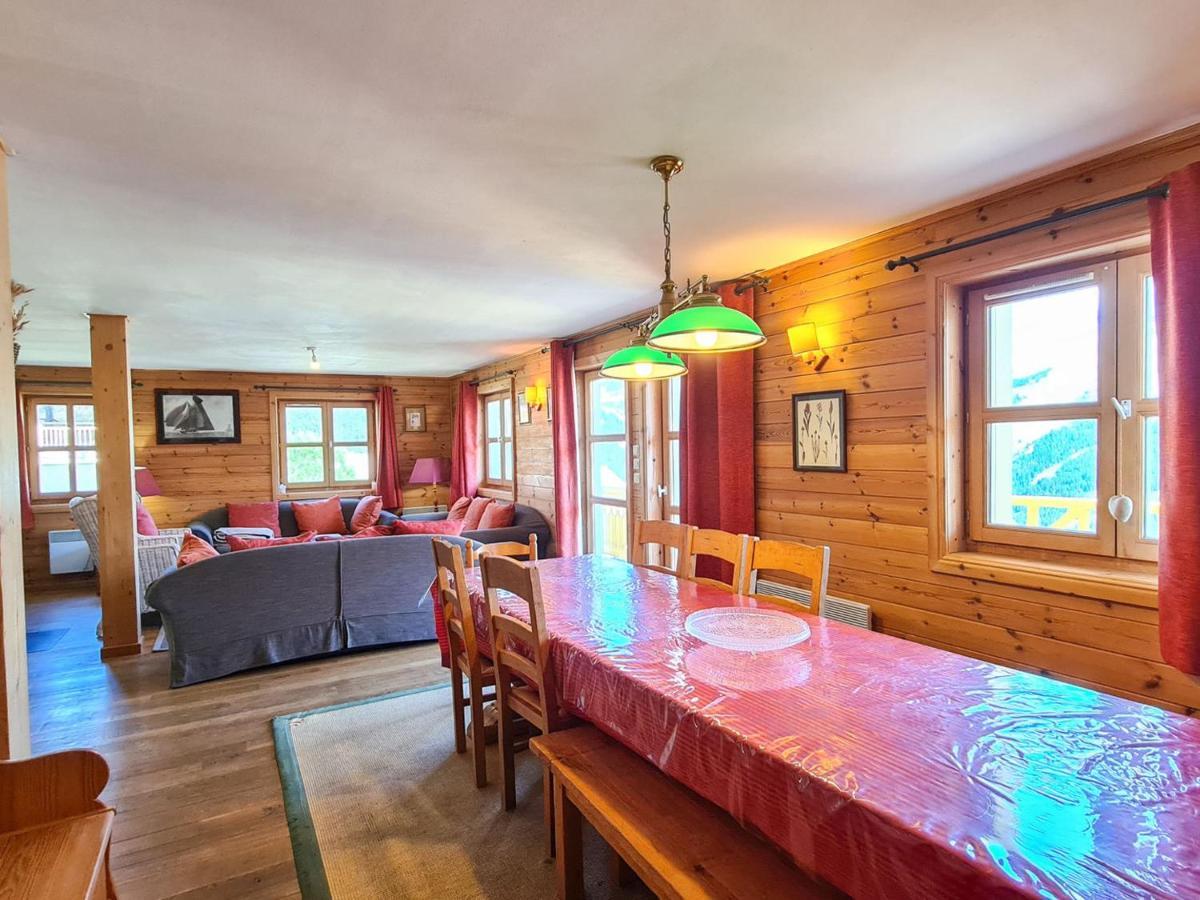 Chalet Spacieux A Flaine Avec Sauna, Cheminee Et Balcon - 6 Chambres, Proche Des Pistes - Fr-1-425-4 외부 사진